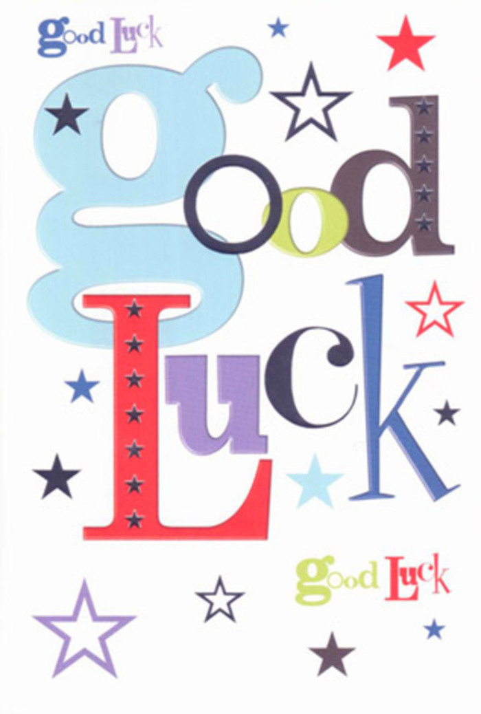 Brimming with vivacity, this luck-inspired card feels like a joyful shout from the heart of Longford, its coloured letters and twinkling stars a visual symphony of support. 'Good Luck' unfolds in blocky, pastel blue and rich burgundy, interlaced with strokes of moss green and saturated violet, each character showing off its unique personality, much like the bustling shops and cheerful greetings along Longford's High Street. Delicate, hand-drawn stars-some deep indigo, others a playful lilac, a touch of lime-are scattered across the clean white background, echoing both the night sky over the canal and the festive sparkle of community gatherings. There's a pleasing tactility to the smooth card surface, inviting you to run your fingers along its gentle rise and fall. The design exudes an air of encouragement that's both modern and timeless, its considered spacing and vibrant palette giving each word room to breathe-like words echoing across an open green or filling a cosy village café with hope. With this card, a simple gesture is transformed into a heartfelt cheer, perfect for encouraging a loved one embarking on a new journey-be it an important interview or an exciting move. Every element radiates a belief in possibility, a talisman from a Longford florist's hand to yours, imbued with warmth and friendly energy.
